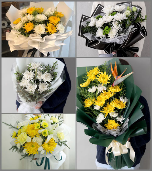 江苏淮安洪泽区东双沟镇白事花束代送